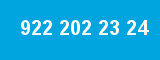 922 202 23 24 922 202 23 24